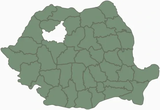 Harta Romaniei pe judete.